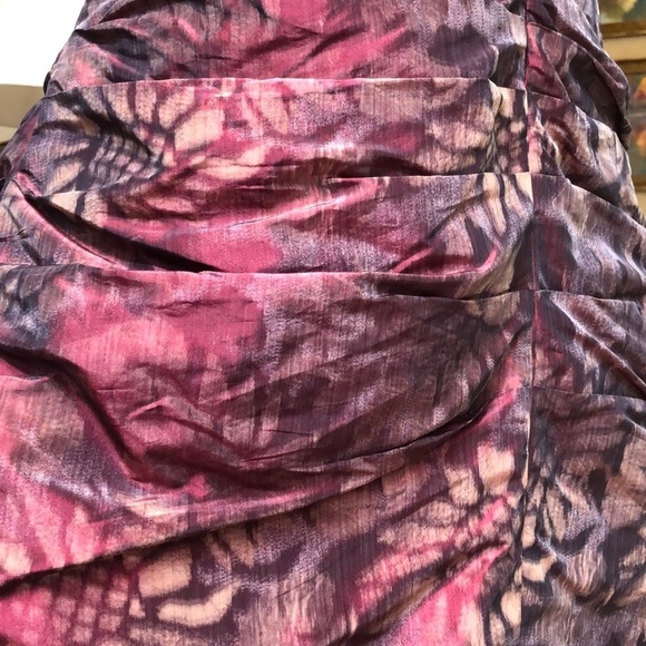 Rickie Freeman Teri Jon Iridescent Floral Women's Formal Dress Size 8 Like New - Picture 12 of 16